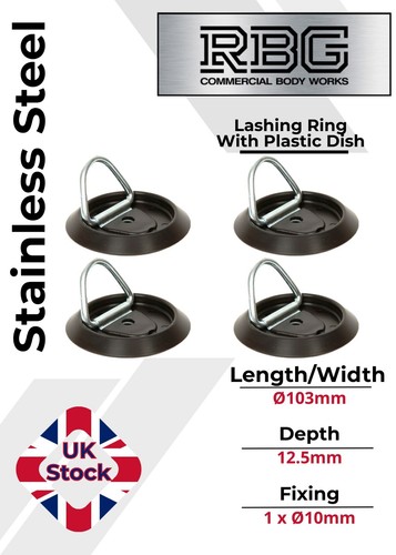 Tie down lashing ring - 4x,
