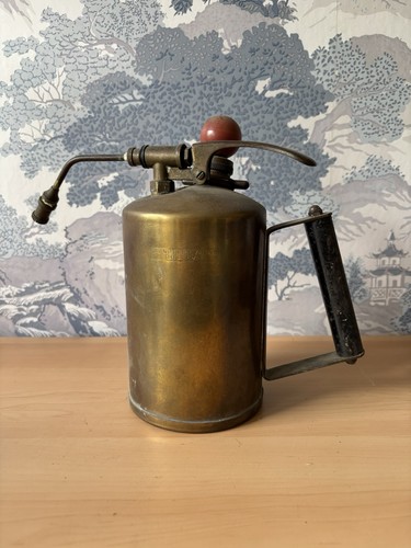 Vintage brass hand pump - brass,