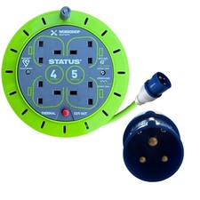 5 Metre 4 Socket 13A Mains