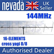 DUAL 144MHz 2m  16-Element 8/8 Cross Yagi (SKU 0800)