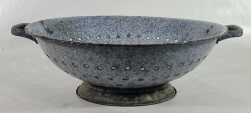 Antique speckled enamel - antique,