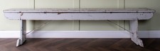 Painted Pine School Bench x3