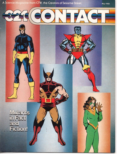 321 contact magazine may - contact, 1985