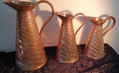 Set 19th copper jugs by - 19th, c