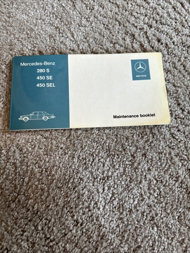 Oem maintenance booklet - oem,