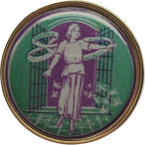 Suffragettes badge brooch - badge,