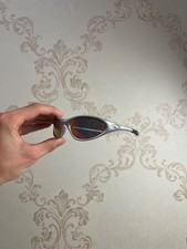 Vintage Oakley Minute Silver Rainbow Sunglasses Gorpcore Outdoor Y2K
