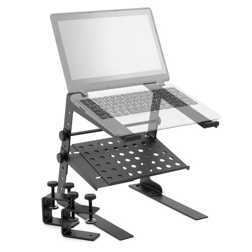 Laptop stand clamps - -,