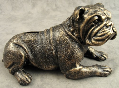 English bulldog cast iron - english,