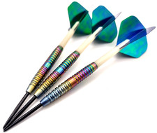 Tungsten Darts 20g Rainbow Barrels, Aluminium Shafts, Flights DartsClearance