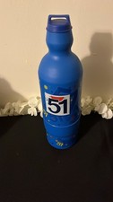 Blue French Vintage Pastis 51 Hard Plastic Storage Bottle