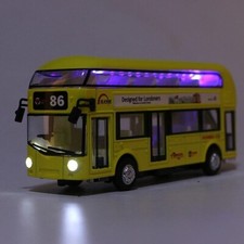 17cm Double Decker London Bus