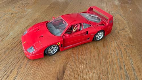 Burago 1987 ferrari f40 red - burago,