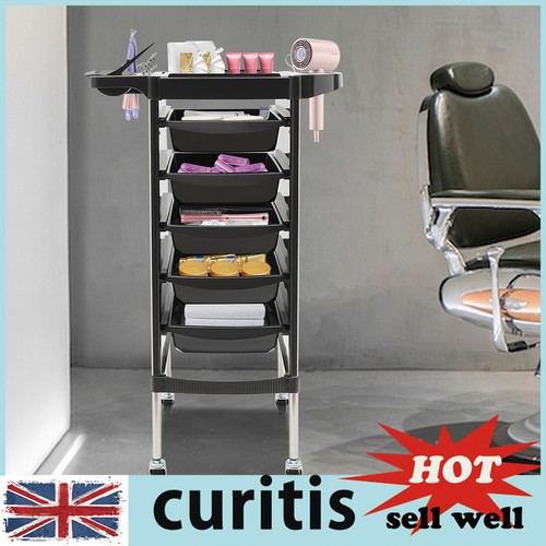 Salon trolley tier black - salon,