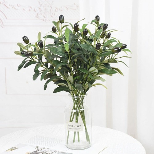 Artificial green plant olive - artificial,