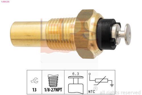 Eps 830 235 sensor coolant - eps,
