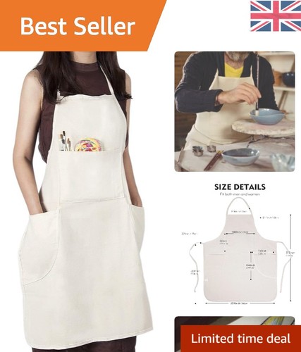 Durable canvas painting smock - canvas,