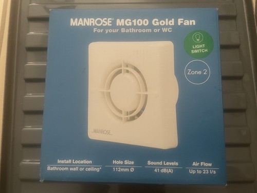 Manrose mg100 gold - manrose, extractor