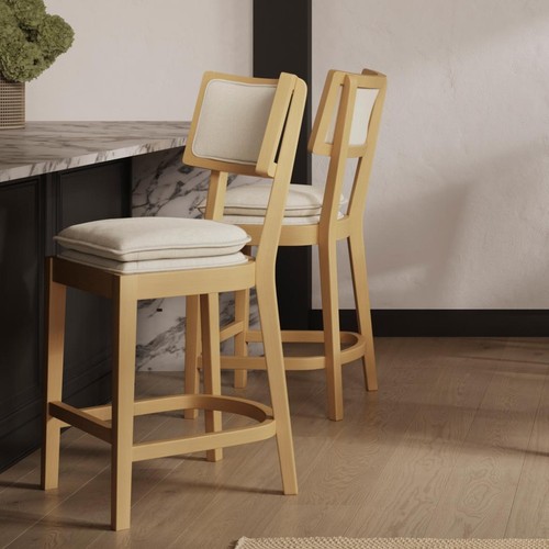 Meg bar stool - bar, linen