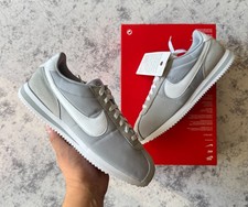 Nike Cortez TXT Textile - UK 8.5 - Grey White Flat Silver - HF0263 002 - New
