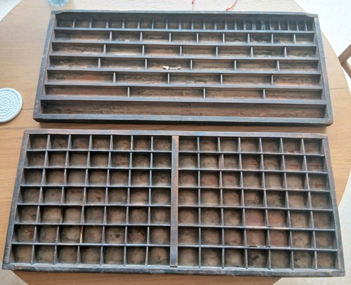 Printers wooden type - 2,