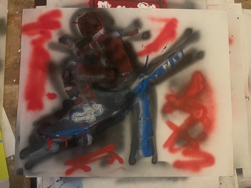 Graffiti street art rail - graffiti,