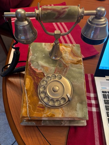 Vintage onyx phone 1960 - onyx,