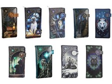 18.5cm PURSE LISA PARKER NEMESIS NOW CAT OWL WOLVES WOLF WITCHING HOUR