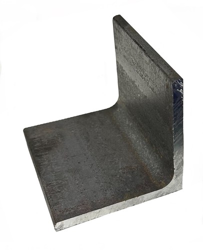 Black mild steel equal angle - black,