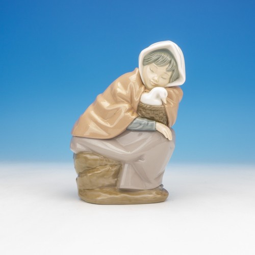 Lladro nao porcelain girl - porcelain,