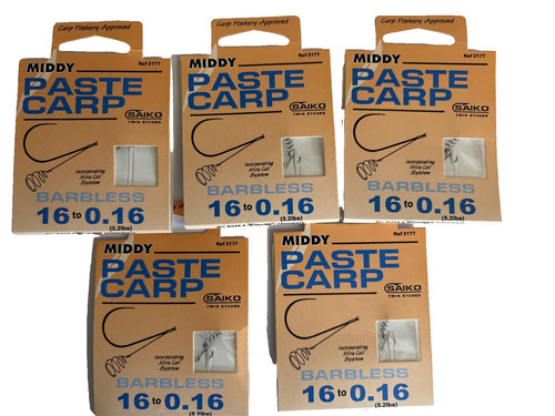 Middy paste carp barbless size - paste,