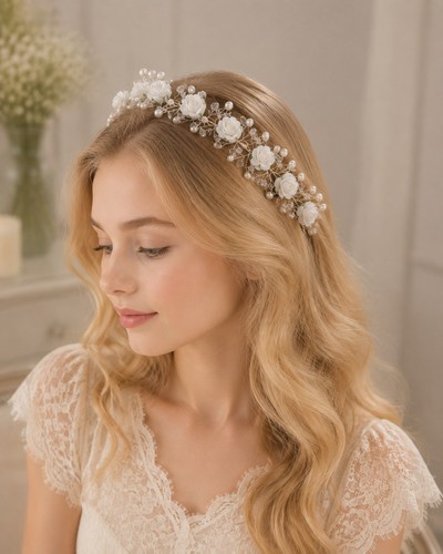 Bridal headdress flower bride - bridal,
