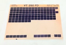 Honda VT 250 FD SPARE PARTS