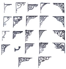 Cast Iron Wall Shelf Brackets Classic Victorian Design