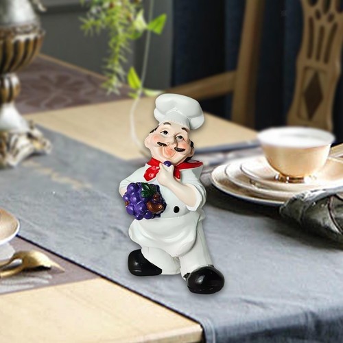 Chef resin figurine cooking - chef,