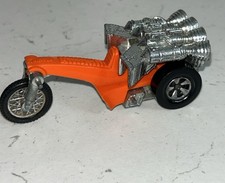 Vintage 1970s Hot Wheels Rrrumblers Roamin Candle Motorbike Toy - Redline 