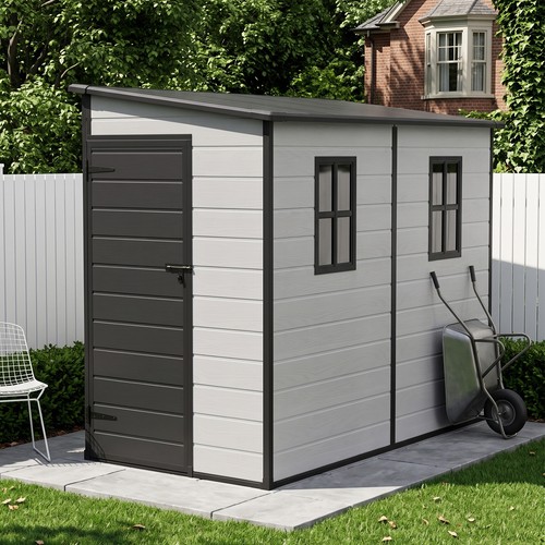 Lean garden shed 8x4ft - garden,