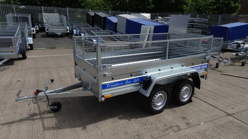 Mesh trailer 7x4 - trailer, double