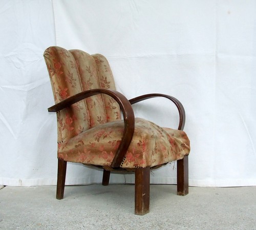 Art deco armchair - art, club