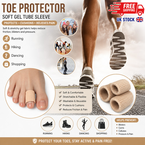 Toe tube sleeve protector - tube,