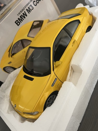 Kyosho bmw e46 - 1/18, yellow