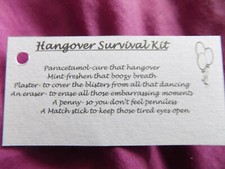 10 x Hangover Survival Kit