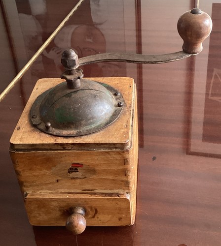 Vintage french coffee grinder - french,