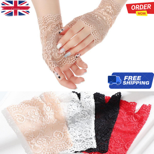Women lace fingerless - women, gloves