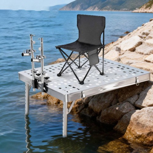 Foldable fishing platform - fishing,