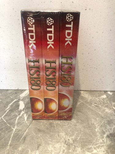 Tdk hs180 blank vhs video - tdk,