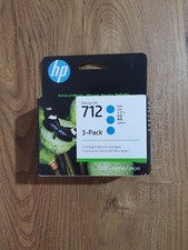 Genuine HP DesignJet 712 Ink Cartridges 3 pack 29ml Cyan November 2026