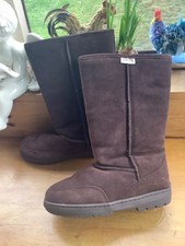Bearpaw Womens Brown Suede