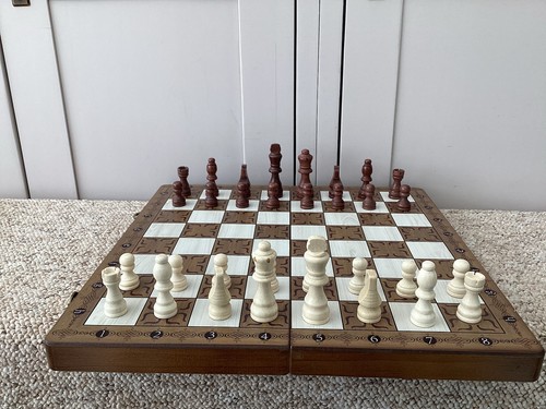 Chess set hand carved - set, pieces