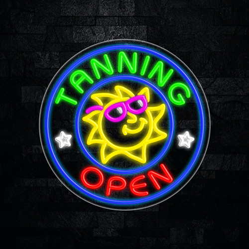 Tanning led neon - neon, sign